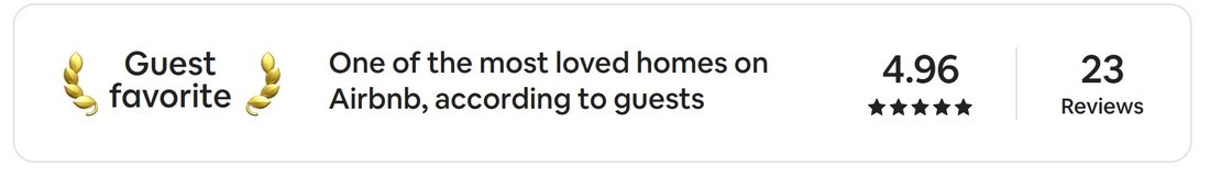 Airbnb Guest Favorite — 4.96 stars from 23 reviews